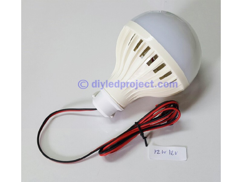หลอดไฟ LED Bulb 12V ใช้กับแบตเตอรี่